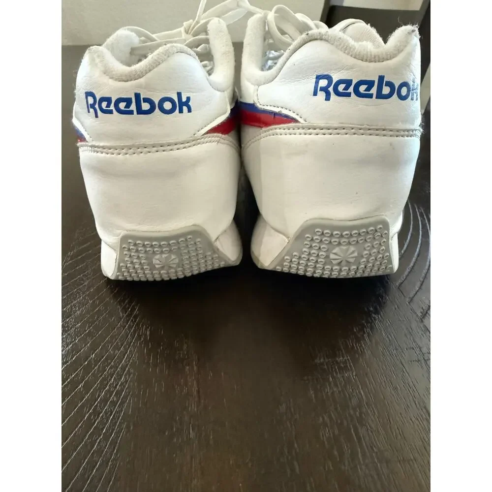 Reebok Rewind Run White Red Blue Sneakers Men’s 10.5